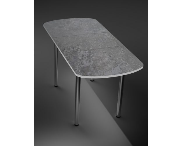 Кухонный стол 1100*700/400 ф 2 Пластик, урбан серый